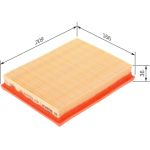 BOSCH 1 457 433 603 Luftfilter BOSCH 1 457 433 603 Luftfilter
