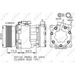 Kompressor, Klimaanlage 32266 Kompressor, Klimaanlage 32266