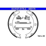 ATE 03.0137-0170.2 Bremsbackensatz, Feststellbremse mit Zubehör ATE 03.0137-0170.2 Bremsbackensatz, Feststellbremse mit Zubehör