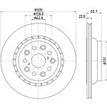 Bremsscheibe 8DD 355 116-931 Bremsscheibe 8DD 355 116-931