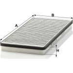 MANN-FILTER CUK 3858 Innenraumfilter, Aktivkohlefilter