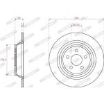Bremsscheibe DDF2821C