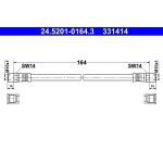 Bremsschlauch 24.5201-0164.3