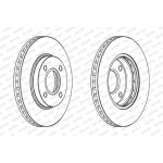 Ferodo DDF364C Bremsscheibe PREMIER Coat+ disc Ferodo DDF364C Bremsscheibe PREMIER Coat+ disc
