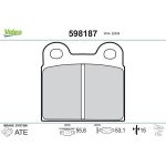 Valeo 598187 Bremsbelagsatz, Scheibenbremse