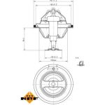 Thermostat, Kühlmittel 725077 Thermostat, Kühlmittel 725077