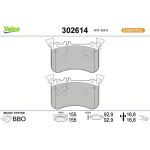 Valeo 302614 Bremsbelagsatz, Scheibenbremse ESSENTIAL Valeo 302614 Bremsbelagsatz, Scheibenbremse ESSENTIAL