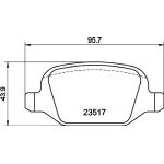Bremsbelagsatz, Scheibenbremse 8DB 355 009-361 Bremsbelagsatz, Scheibenbremse 8DB 355 009-361