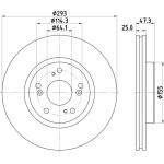 Bremsscheibe 8DD 355 119-571