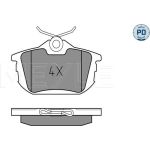 Meyle 025 218 6115/PD Bremsbelagsatz, Scheibenbremse MEYLE-PD: Advanced performance and design