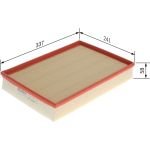 BOSCH 1 457 432 203 Luftfilter BOSCH 1 457 432 203 Luftfilter
