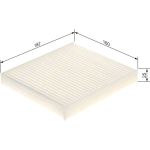 BOSCH 1 987 435 076 Innenraumfilter BOSCH 1 987 435 076 Innenraumfilter