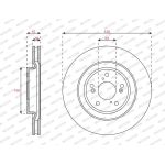 Ferodo DDF3069C Bremsscheibe PREMIER