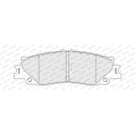 Ferodo FDB5465 Bremsbelagsatz, Scheibenbremse PREMIER ECO FRICTION Ferodo FDB5465 Bremsbelagsatz, Scheibenbremse PREMIER ECO FRICTION