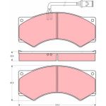 TRW GDB5054 Bremsbelagsatz, Scheibenbremse TRW GDB5054 Bremsbelagsatz, Scheibenbremse