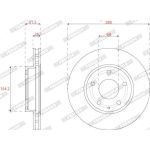 Ferodo DDF2532C Bremsscheibe PREMIER