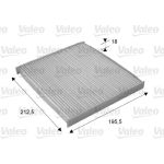 Valeo 715689 Filter, Innenraumluft ESSENTIAL Valeo 715689 Filter, Innenraumluft ESSENTIAL