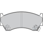 Valeo 598071 Bremsbelagsatz, Scheibenbremse Valeo 598071 Bremsbelagsatz, Scheibenbremse