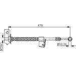 BOSCH 1 987 481 169 Bremsschlauch