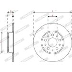 Bremsscheibe DDF2777C Bremsscheibe DDF2777C