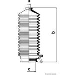 Faltenbalgsatz, Lenkung J4104004