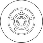 TRW DF2771 Bremsscheibe TRW DF2771 Bremsscheibe