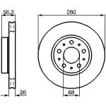 Bremsscheibe 0 986 478 298 Bremsscheibe 0 986 478 298