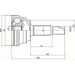Herth+Buss Jakoparts J2832132 Gelenksatz, Antriebswelle Herth+Buss Jakoparts J2832132 Gelenksatz, Antriebswelle