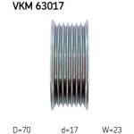 Umlenk-/Führungsrolle, Keilrippenriemen VKM 63017 Umlenk-/Führungsrolle, Keilrippenriemen VKM 63017