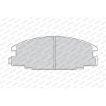 Ferodo FDB678 Bremsbelagsatz, Scheibenbremse PREMIER ECO FRICTION Ferodo FDB678 Bremsbelagsatz, Scheibenbremse PREMIER ECO FRICTION