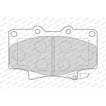 Ferodo FDB1502 Bremsbelagsatz, Scheibenbremse PREMIER ECO FRICTION