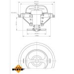 Thermostat, Kühlmittel 725096