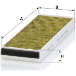 MANN-FILTER FP 3023-2 Innenraumfilter FreciousPlus Aktivkohlefilter mit Polyphenol, antibakteriell, Feinstaubfilter (PM 2.5)