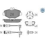 Bremsbelagsatz, Scheibenbremse 025 237 4320-1/PD Bremsbelagsatz, Scheibenbremse 025 237 4320-1/PD