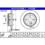 Bremsscheibe 24.0110-0398.1
