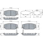 Bremsbelagsatz, Scheibenbremse 0 986 460 150 Bremsbelagsatz, Scheibenbremse 0 986 460 150
