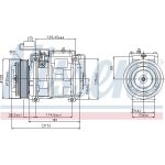 Nissens 89132 Kompressor, Klimaanlage FIRST FIT Nissens 89132 Kompressor, Klimaanlage FIRST FIT