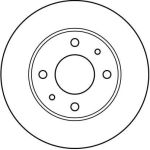 Bremsscheibe DF2576 Bremsscheibe DF2576