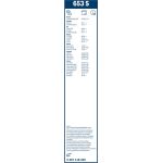 BOSCH 653 S Scheibenwischer Twin 3 397 118 325 BOSCH 653 S Scheibenwischer Twin 3 397 118 325