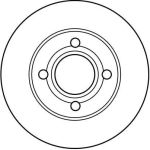 Bremsscheibe DF2599 Bremsscheibe DF2599