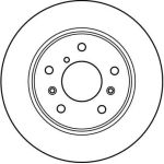 TRW DF2571 Bremsscheibe TRW DF2571 Bremsscheibe