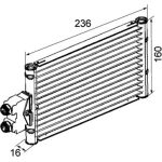 Ölkühler, Automatikgetriebe CLC 74 000P
