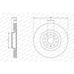 Bremsscheibe DDF3062C-1
