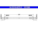 ATE 24.5310-0270.3 Bremsschlauch ATE 24.5310-0270.3 Bremsschlauch