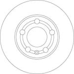 Bremsscheibe DF4253