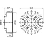 Bremstrommel 0 986 477 300 Bremstrommel 0 986 477 300