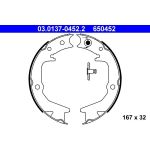 ATE 03.0137-0452.2 Bremsbackensatz, Feststellbremse ATE 03.0137-0452.2 Bremsbackensatz, Feststellbremse