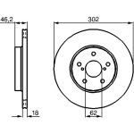Bremsscheibe 0 986 478 490 Bremsscheibe 0 986 478 490