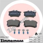 ZIMMERMANN BREMSSCHEIBEN Ø253 + BREMSBELÄGE HINTEN FÜR VW GOLF 5 6 AUDI A3 ZIMMERMANN BREMSSCHEIBEN Ø253 + BREMSBELÄGE HINTEN FÜR VW GOLF 5 6 AUDI A3