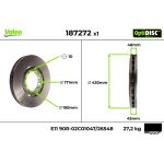 Bremsscheibe 187272